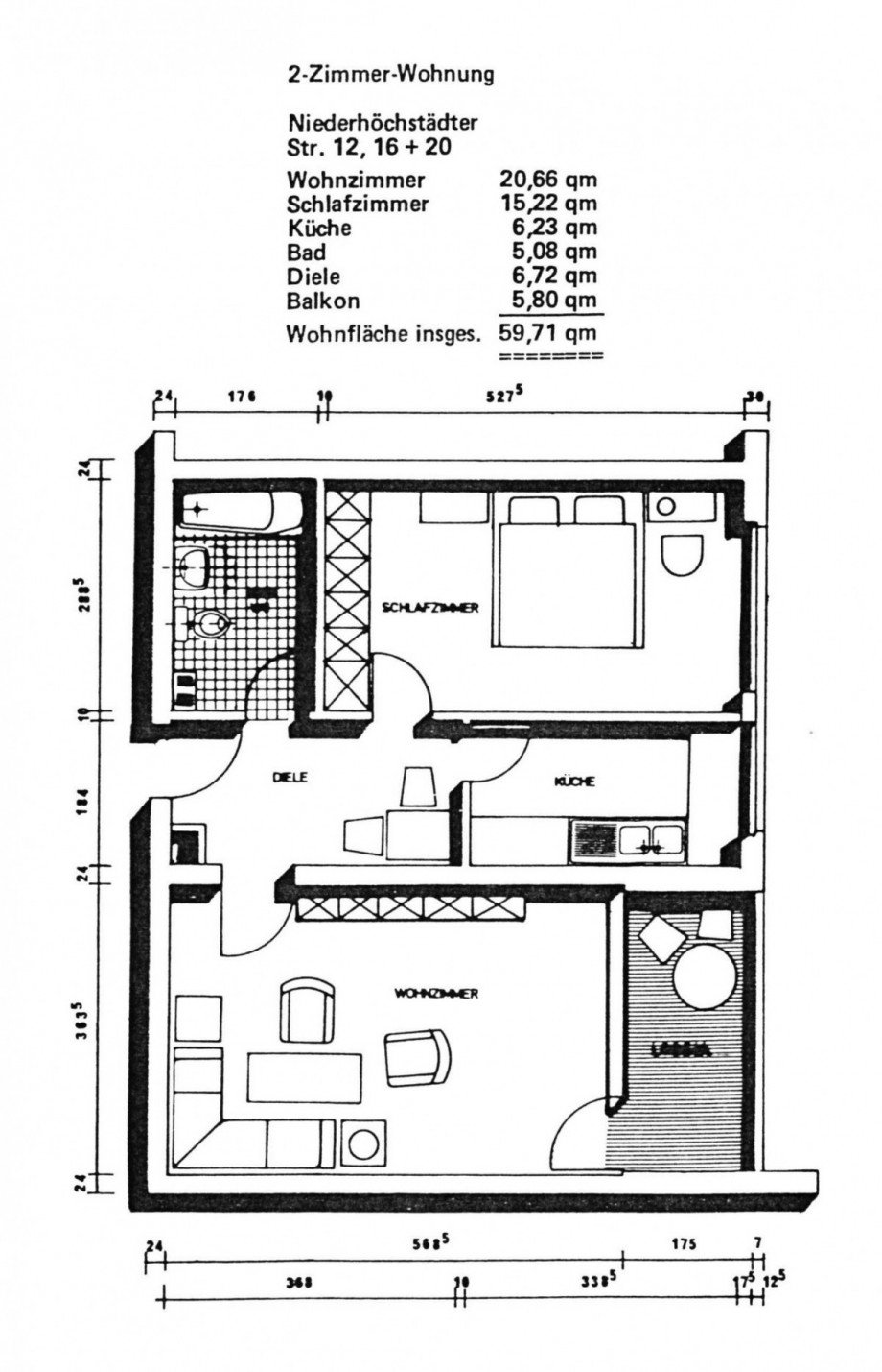 Grundriss Etagenwohnung Steinbach (Taunus)